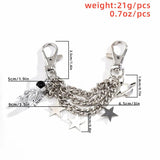 Versatile Heavy Robot star Shoe Chain Party Anklet Foot Ornament