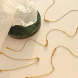Plated Girl Anklet with Beads Leg Jewelry Display