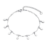 Water Drop Charm Anklet Foot Jewelry Beach Chain Link Anklets