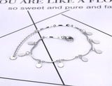 Water Drop Charm Anklet Foot Jewelry Beach Chain Link Anklets