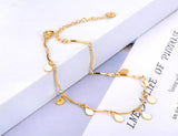 Water Drop Charm Anklet Foot Jewelry Beach Chain Link Anklets