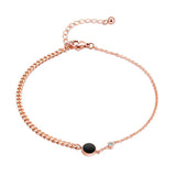 Acrylic Circle Anklets Stainless Steel Foot Link Chain Anklet VA19041