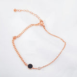 Acrylic Circle Anklets Stainless Steel Foot Link Chain Anklet VA19041
