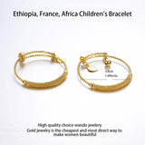 2pcs Ethnic Bell Bangle for Girls Baby Kids