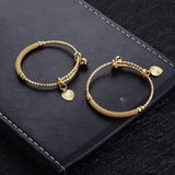 2pcs Ethnic Bell Bangle for Girls Baby Kids
