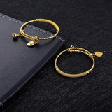 2pcs Ethnic Bell Bangle for Girls Baby Kids