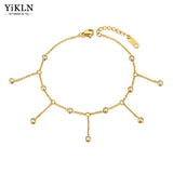 Chain Link Anklets CZ Crystal Foot Jewelry