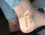 Bohemia Party Adjustable Anklets Crystal Foot Jewelr