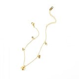 Zircon Round Anklets Stainless Steel Jewelry Woman Gift
