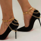 Summer Women Sandals Square Toe High Heel Mules Clear Metal Slippers