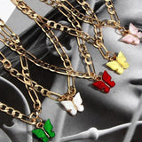 2Pcs/Set Copper Chain Anklet for Women Beach Foot Chain Female Anklet