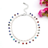 Crystal Inlay Acrylic Foot Ornaments for Women