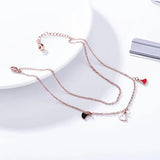 Colorful Layered Stainless Anklet Chain Beach Anckle Bracelets