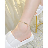 Butterfly Pearl Anklet for Women