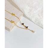 Butterfly Pearl Anklet for Women