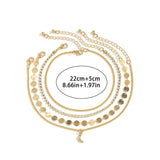 4Pcs Wedding Back High Heel Foot Ankle Chain Barefoot Sandal Beach Jewelry