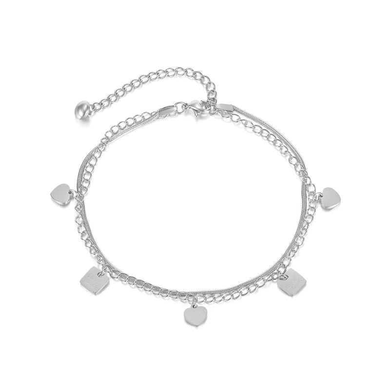 Personalized Stainless Steel Anklet for Women