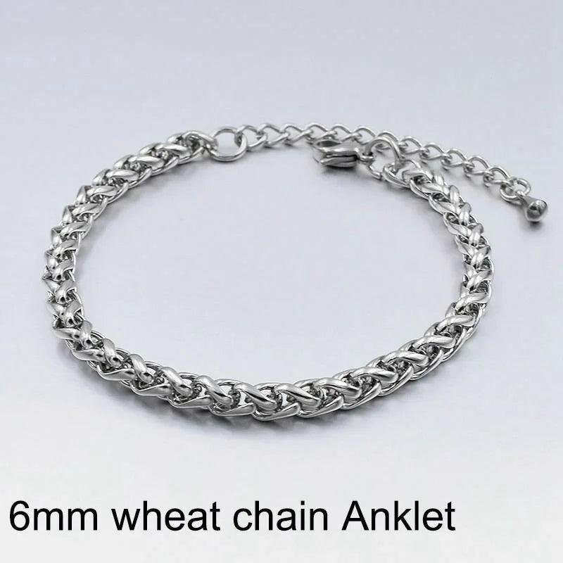 Ankle Foot Jewelry Chain Steel Anklet for Women