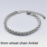 Ankle Foot Jewelry Chain Steel Anklet for Women
