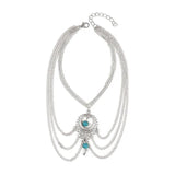 Retro Ethnic Wind Hollow Water Drops Anklet Texture Beach Anklet