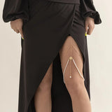 Sexy Rhinestone Thigh Chain Multi-layer Leg Chain Jewelry