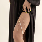 Sexy Rhinestone Thigh Chain Multi-layer Leg Chain Jewelry