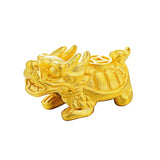 OMHXFC 24KT Dragon Head PIXIU Pendant Charm PN341