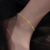 Rose Silver Stainless Steel Anklets For Women 024 LK2