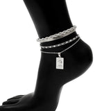 Summer Snake Bone Anklet Pendant Foot Decoration Belt Punk Gothic Foot Jewelry