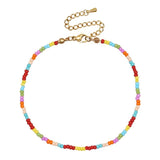 Stainless Steel Beaded Anklet for Women