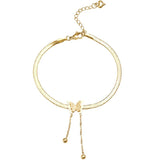Roman Numeral Disc Anklet Stainless Steel Beach Jewelry