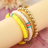 Bohemian Acrylic Beaded Anklets for Women Shell Rope Chain Bracelet