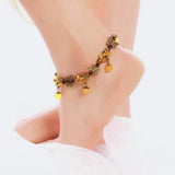 Vintage Red Green Yellow Anklets Chains