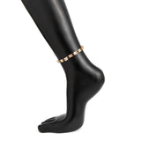 Crystal Anklet Tennis Chain Summer Beach Adjustable Anklet Jewelry