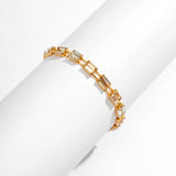 Crystal Anklet Tennis Chain Summer Beach Adjustable Anklet Jewelry
