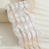 Sindlan 4Pcs Boho Shell Anklet Bracelet Set Summer Jewelry