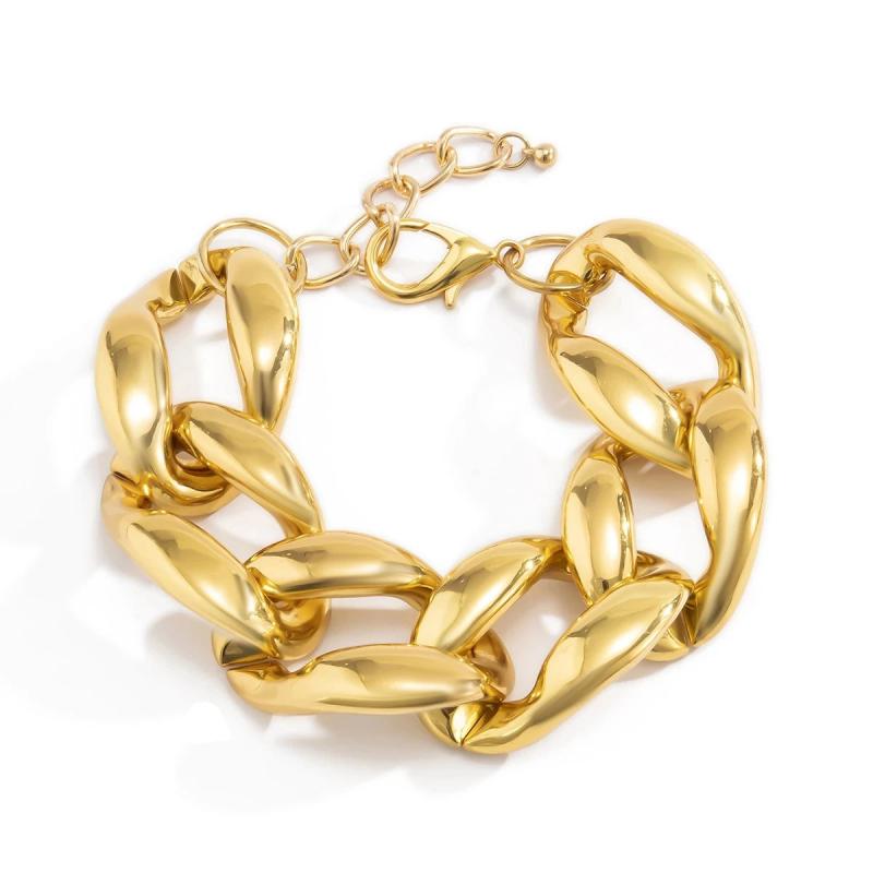 Cuban Anklet for Women Golden Chains Charm Feet Bracelet Beach Party Jewelry