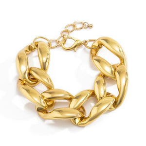 Cuban Anklet for Women Golden Chains Charm Feet Bracelet Beach Party Jewelry