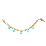 Butterfly Anklet Bracelet Acrylic Chain Jewelry Gift H9