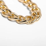 Vintage Golden Cuba Link Chain Anklet Men Women Barefoot Foot Jewelry