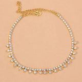 Sexy Beach Rhinestone Anklets Jewelry High Heels Ankle Chain Foot Accessories
