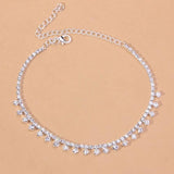 Sexy Beach Rhinestone Anklets Jewelry High Heels Ankle Chain Foot Accessories