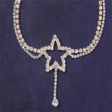 Sexy Rhinestone Star Anklet Beach Foot Accessories