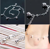 Anklet Jewelry for Women with Rhinestone Detail
