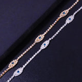 Demon's Eye Rhinestone Anklet Jewelry