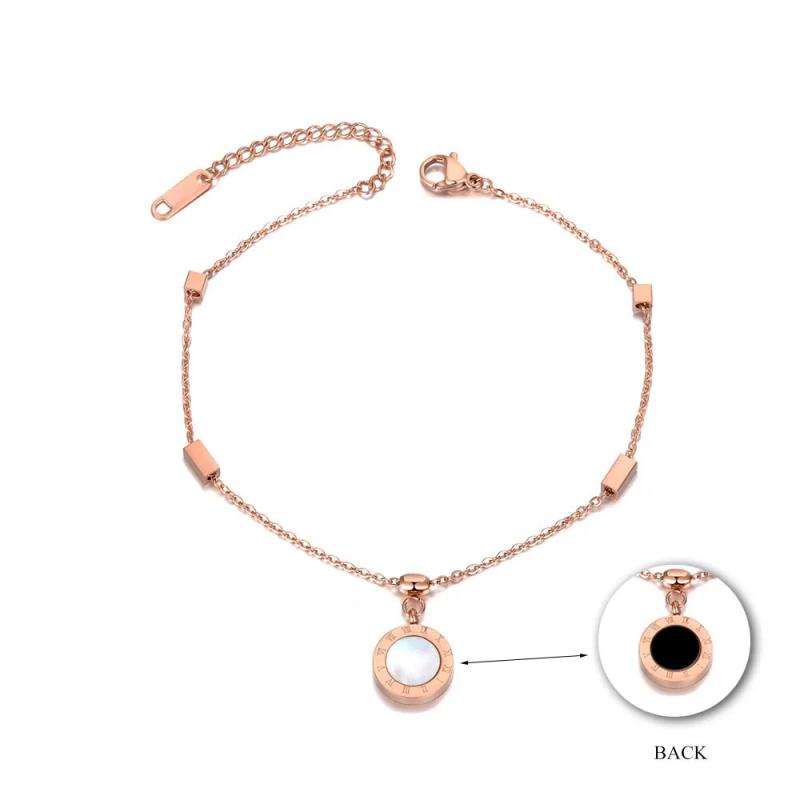 Bohemia Stainless Steel Charm Anklet Foot Jewelry for Women