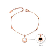 Bohemia Stainless Steel Charm Anklet Foot Jewelry for Women