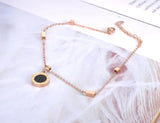 Bohemia Stainless Steel Charm Anklet Foot Jewelry for Women