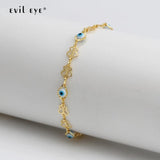 Lucky Eye Butterfly Evil Eye Charm Anklet for Women Girls