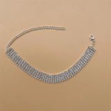 Crystal Anklet Chain Summer Sandals Barefoot Jewelry Gift